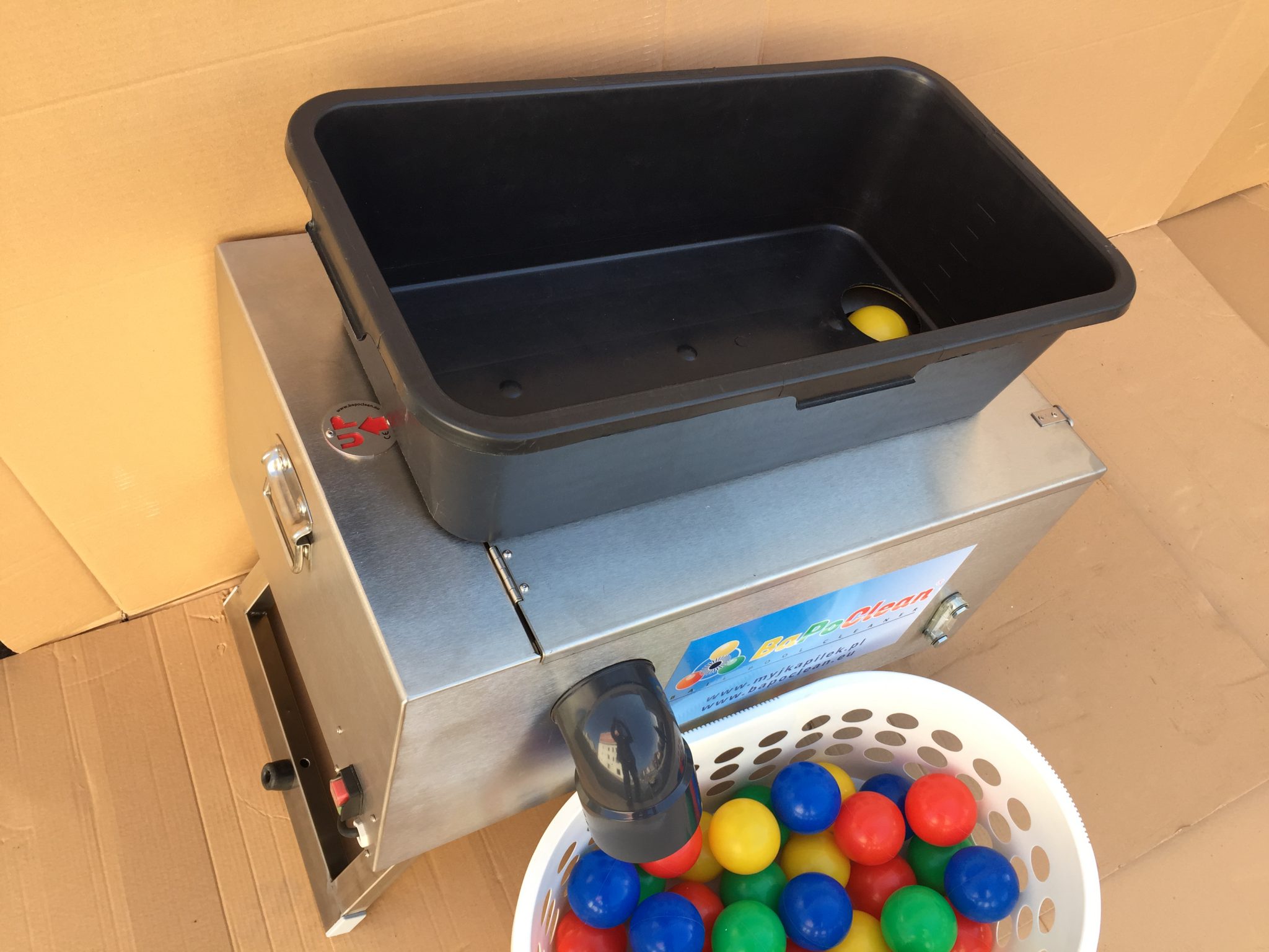 BaPoClean Ballwaschmaschine Machine zur Ballreinigung von Bällebad